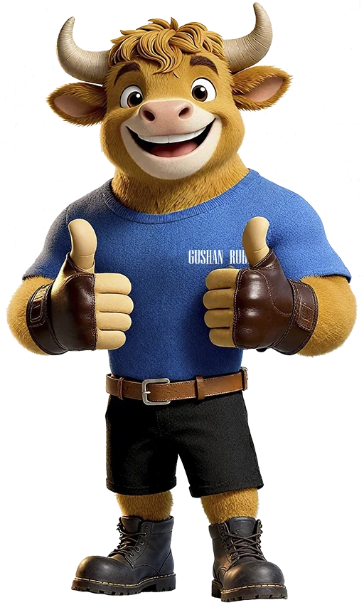 Gushan rubber Mascot