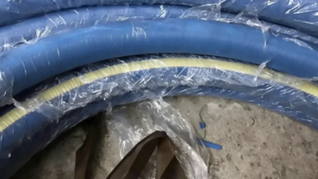 broke hydraulic hoses