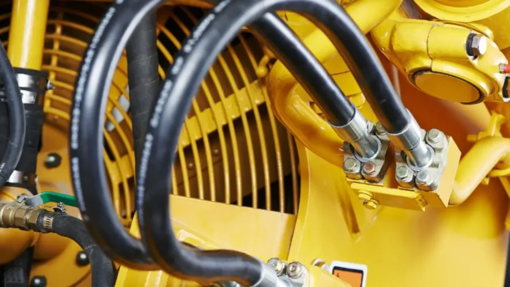 changing hydraulic hoses