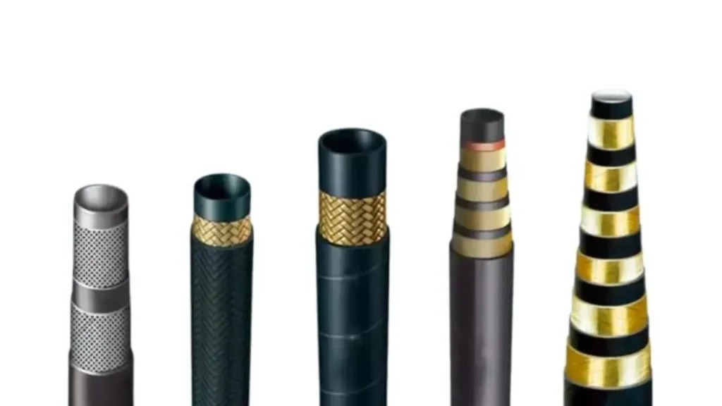 different hydraulic hose reinforcement layers