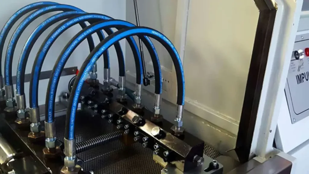 hydraulic hose burst pressure test