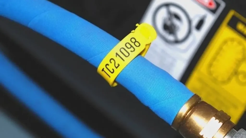 hydraulic hose id tags