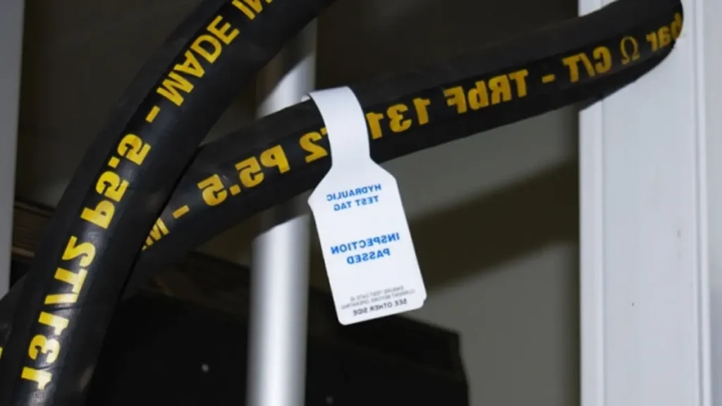 hydraulic hose labeling