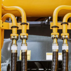 hydraulic hose routing