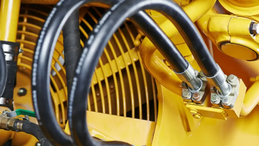 replacing hydraulic hoses