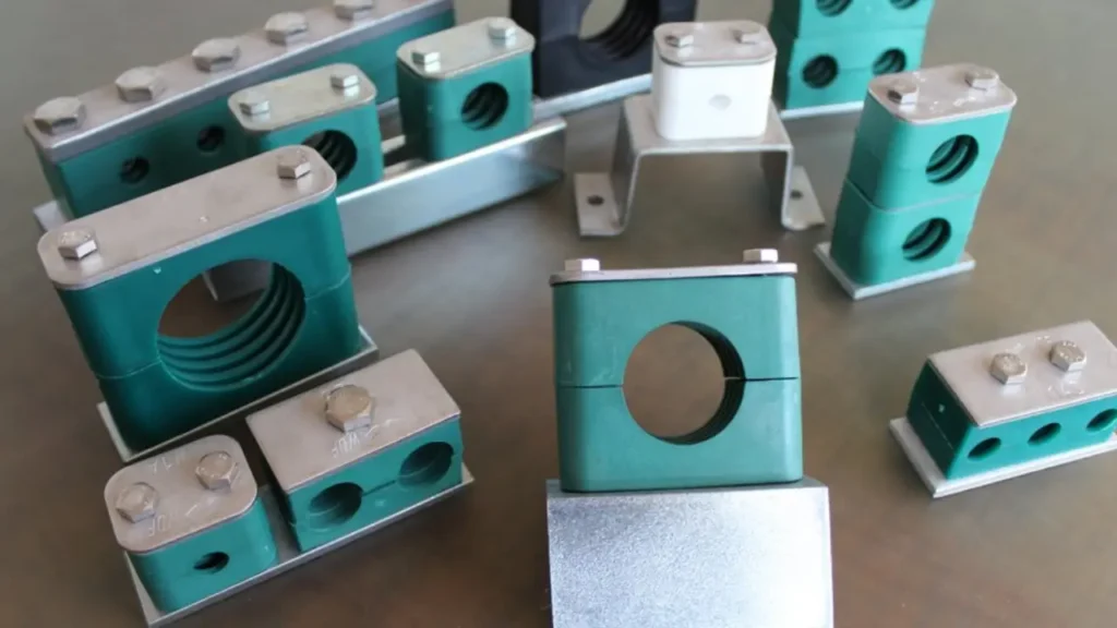 what are hydraulic hose clamps made of