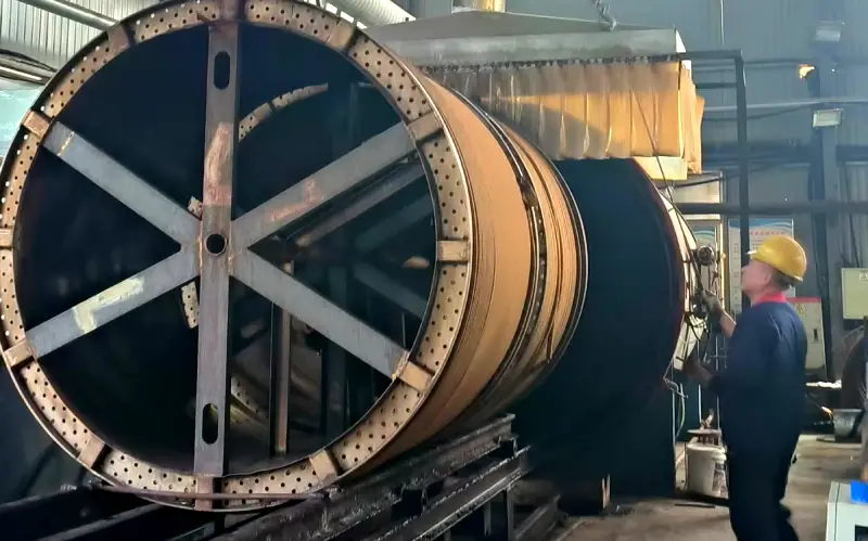 hydraulic hose vulcanizing process