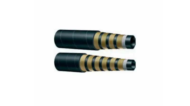 4 wire and 6 wire spiraling rubber hydraulic hose r13