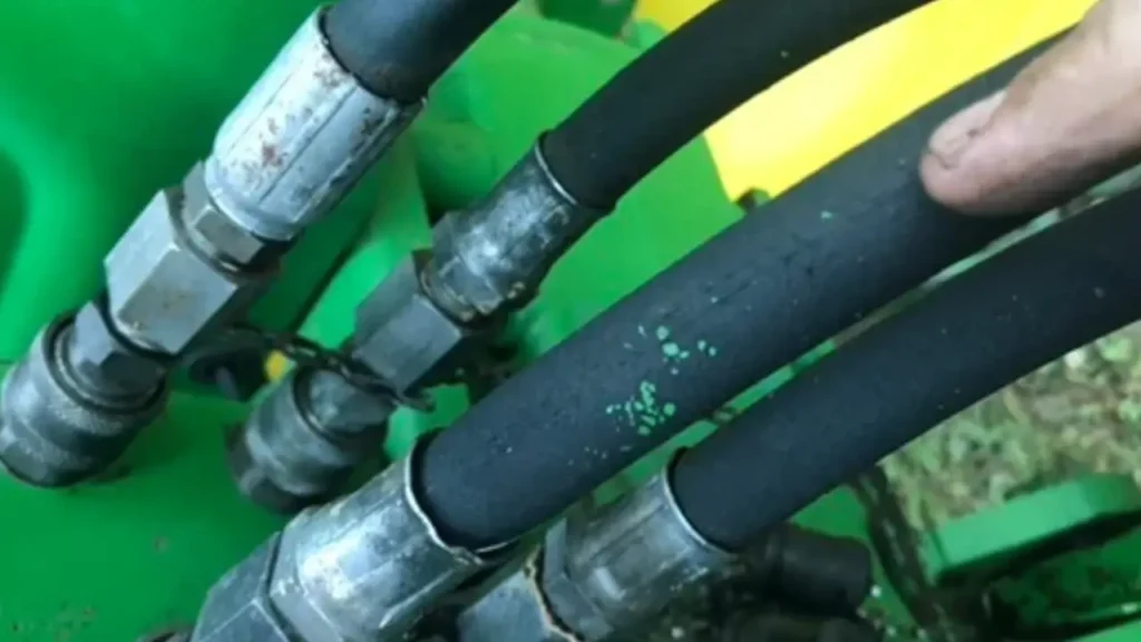 how to remove stuck hydraulic hose