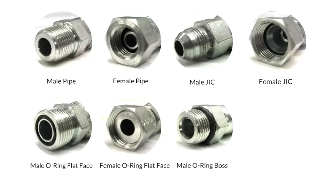 hydraulic hose end types