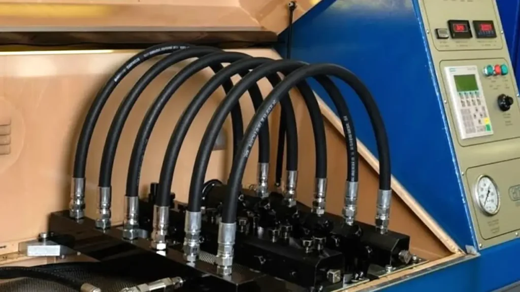 hydraulic hose impulse testing