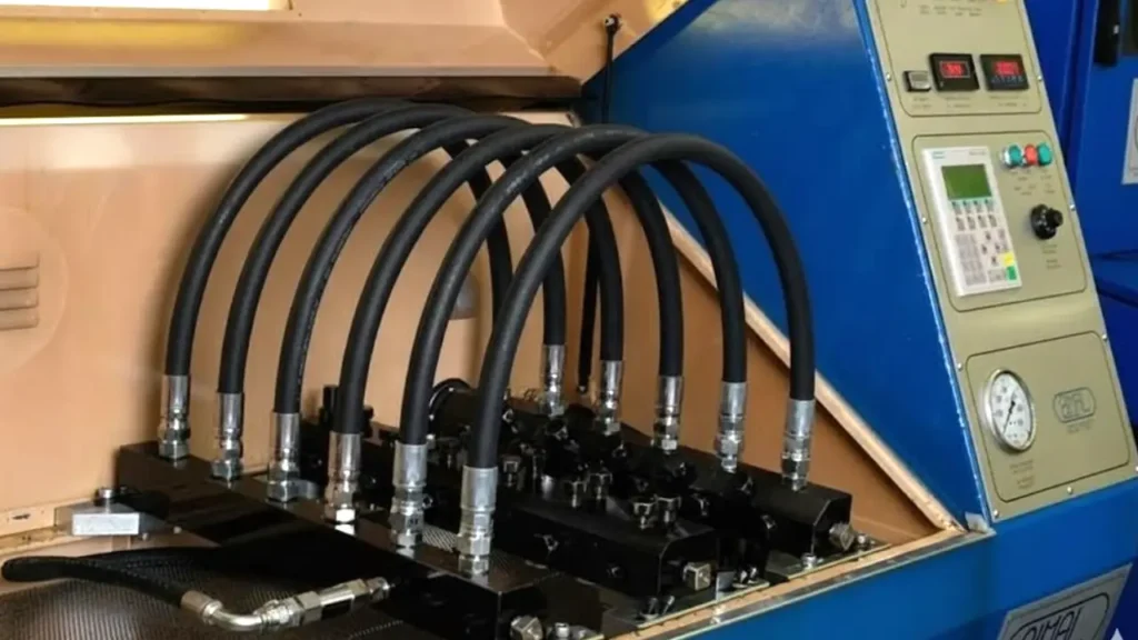 the hydraulic hose impulse test