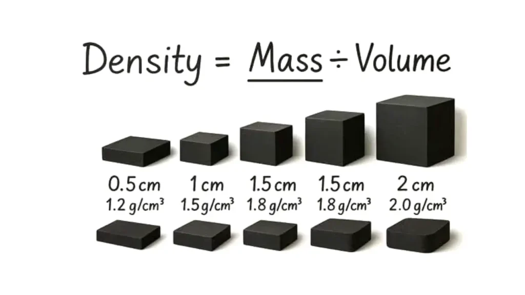 nbr rubber density