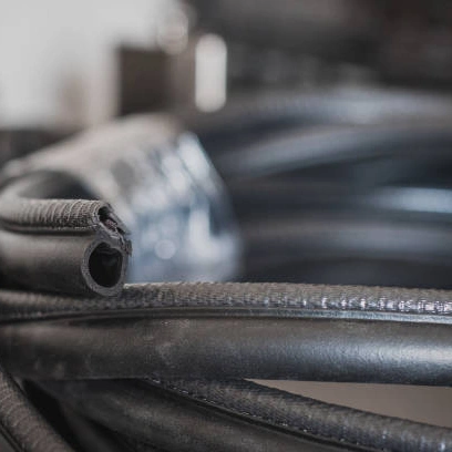 Flexible high pressure hydraulic hose