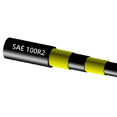 SAE 100R2 12 Hydraulic Hose Double Braid