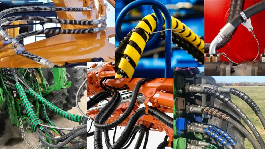 hydraulic hose protection methods