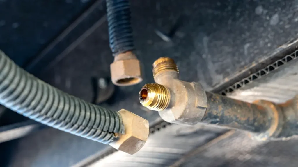 propane hose installation