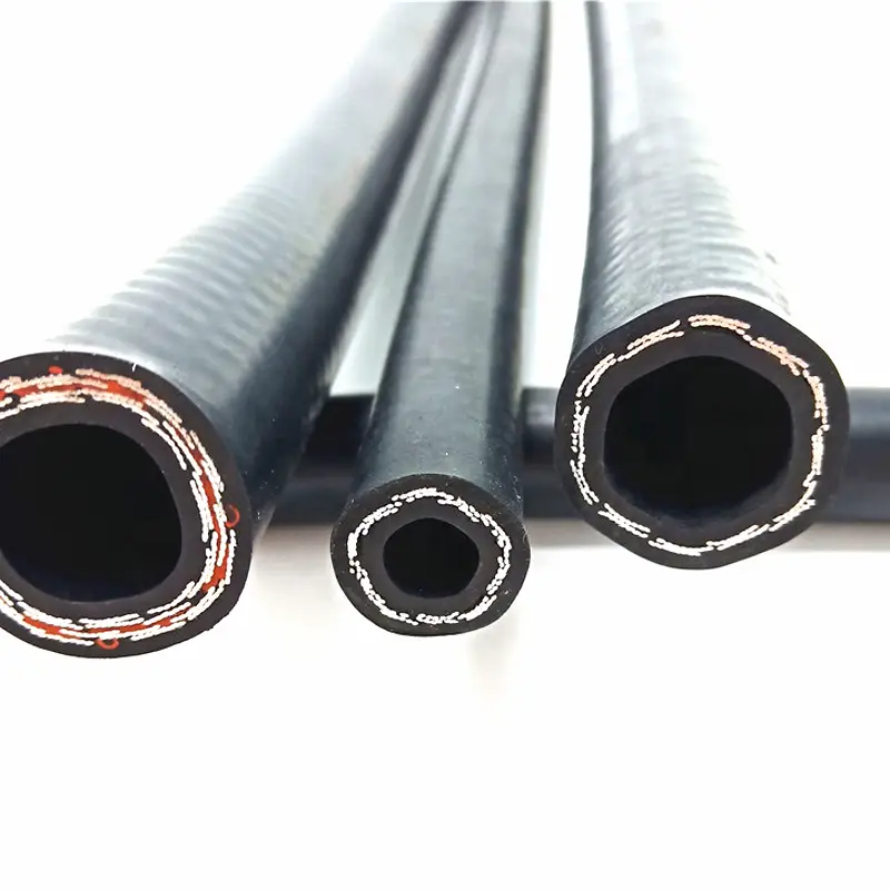 smooth cover textile braided hydraulic hose