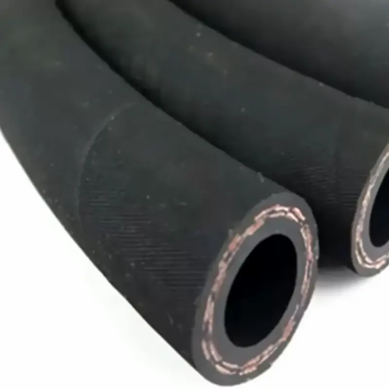 two layers textile sae100 r3 spiral hydraulic hose