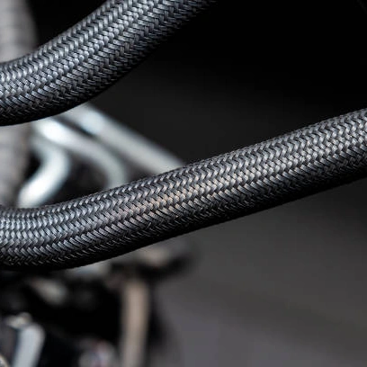 Black Nylon Braided Fuel Hose