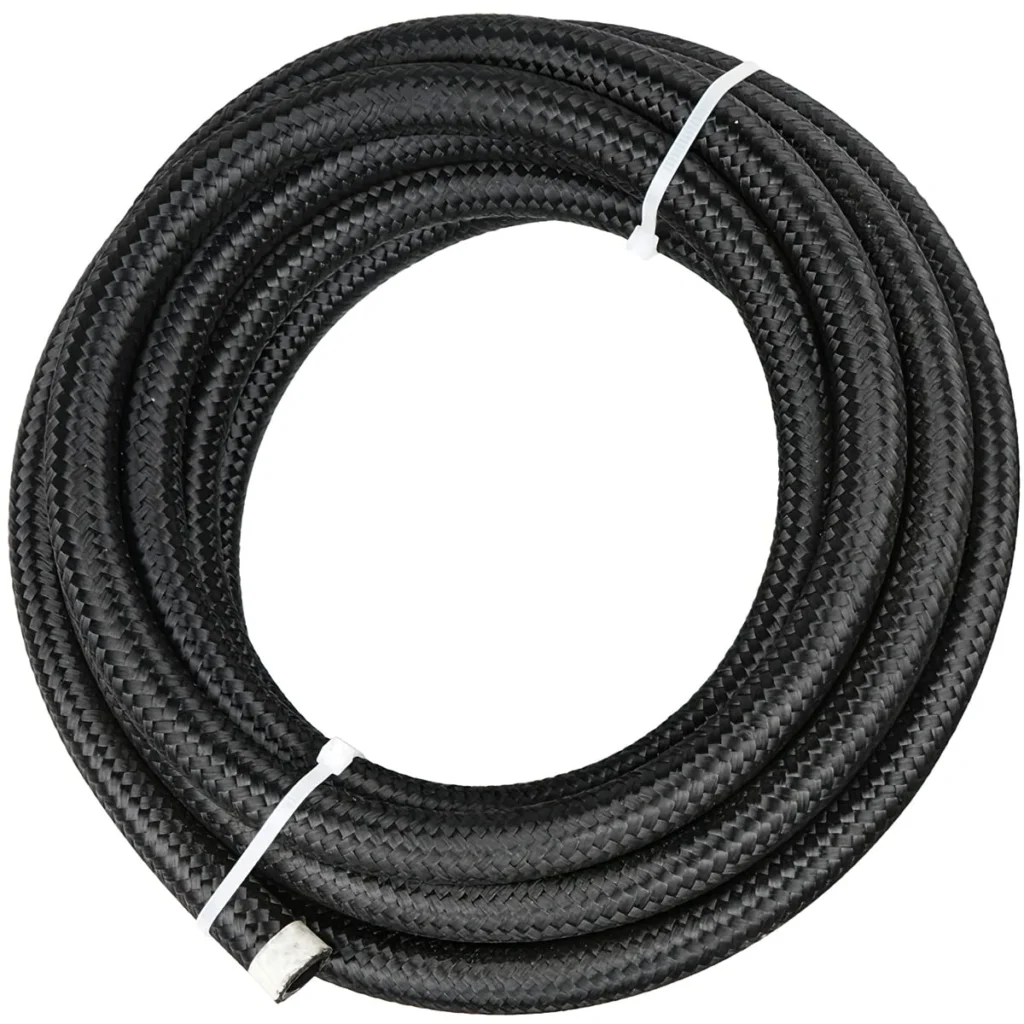 Black Nylon Braided Oil Hose