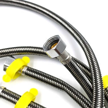 Black Stainless Steel Braided Fuel Hose