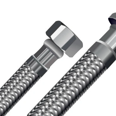 Stainless Steel 38 Braided Fuel Hose