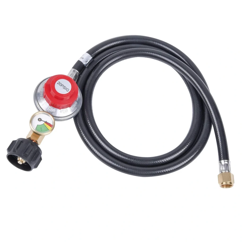 Stainless Steel Braided Propane Hose with Regulator