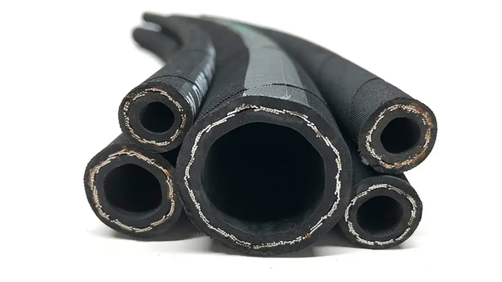 braided hydraulic hoses