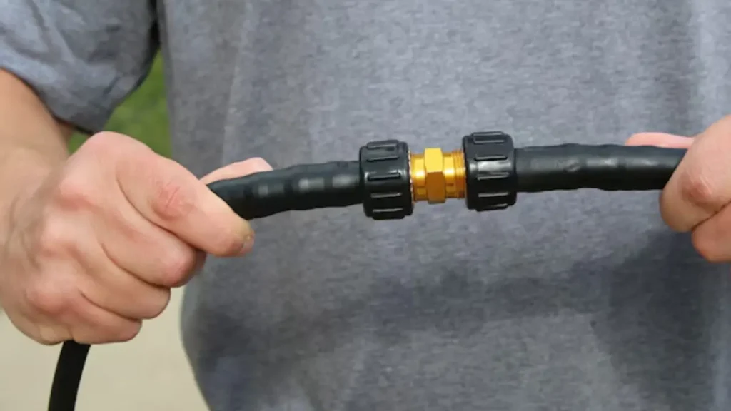 how to connect pressure washer hoses