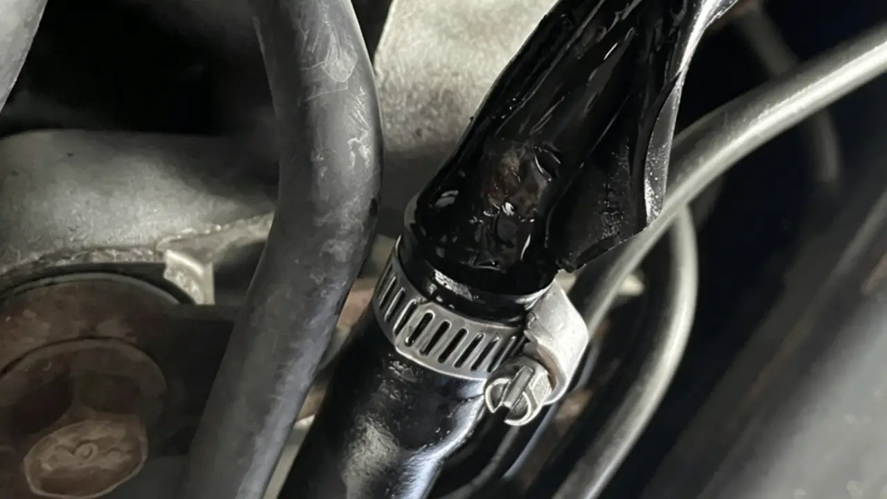power steering hose leak