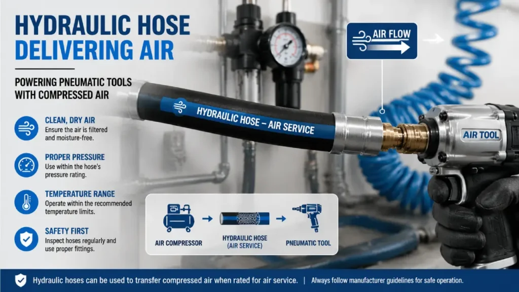 what air hydraulic hose can deliver