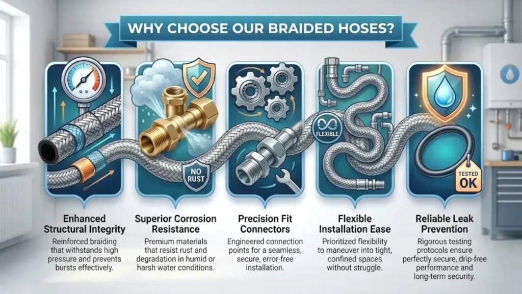 why choose our braided hoses