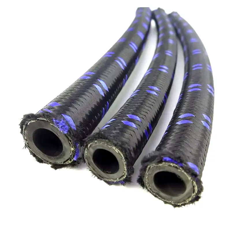 cotton braided rubber hose