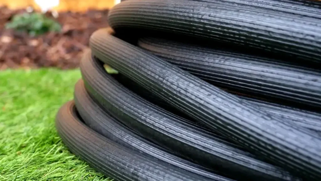 kinking rubber hoses