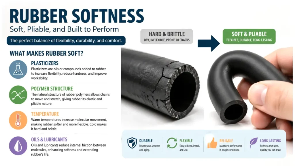 rubber softness