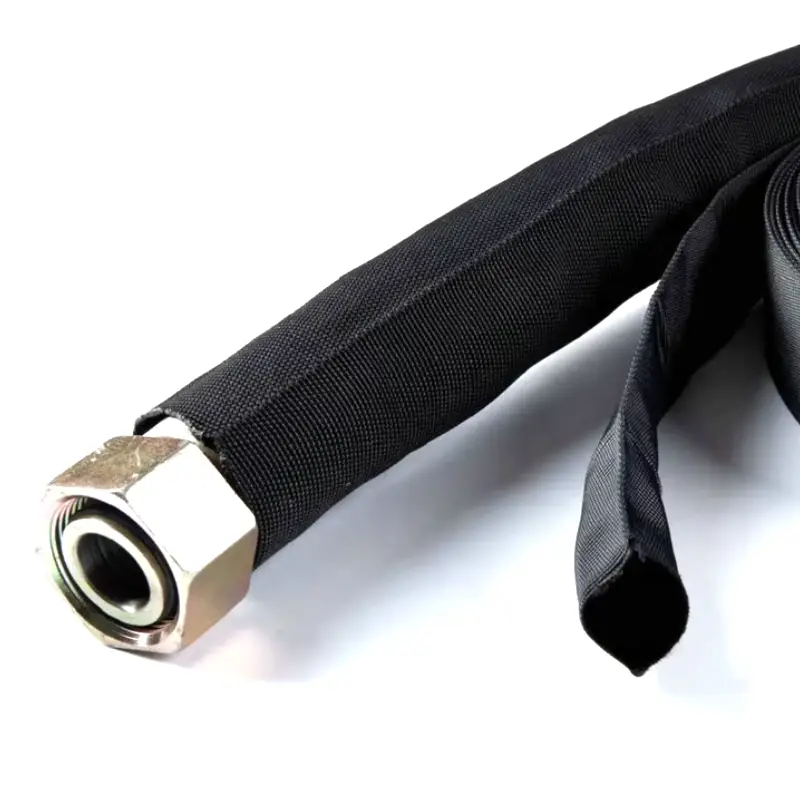fiber hydraulic hose sleeves