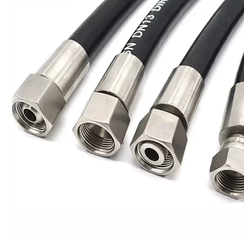 flexible rubber hydraulic hose