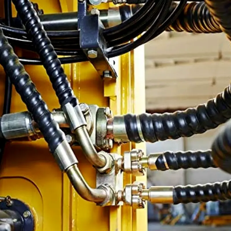 hydraulic hose guard uses