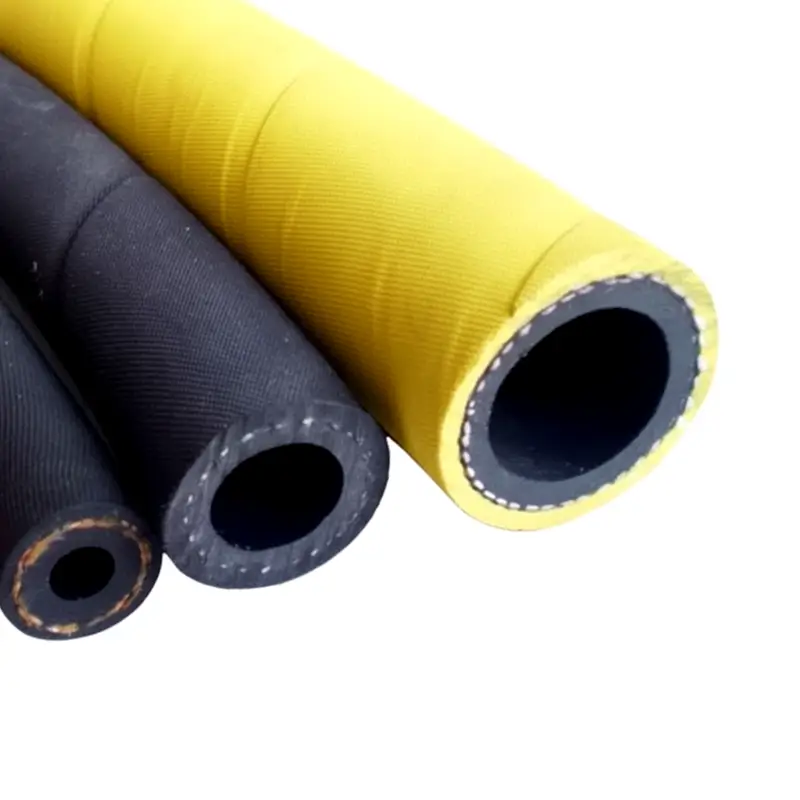 yellow air rubber hydraulic hose