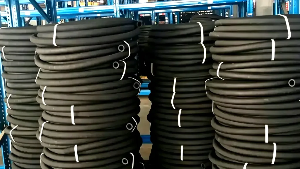 how to store hydraulic hoses