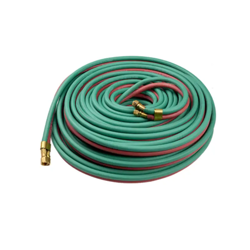 twin hydraulic hoses