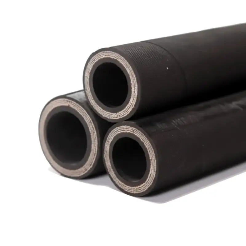 6000 psi hydraulic hose with spiraled reinforcement