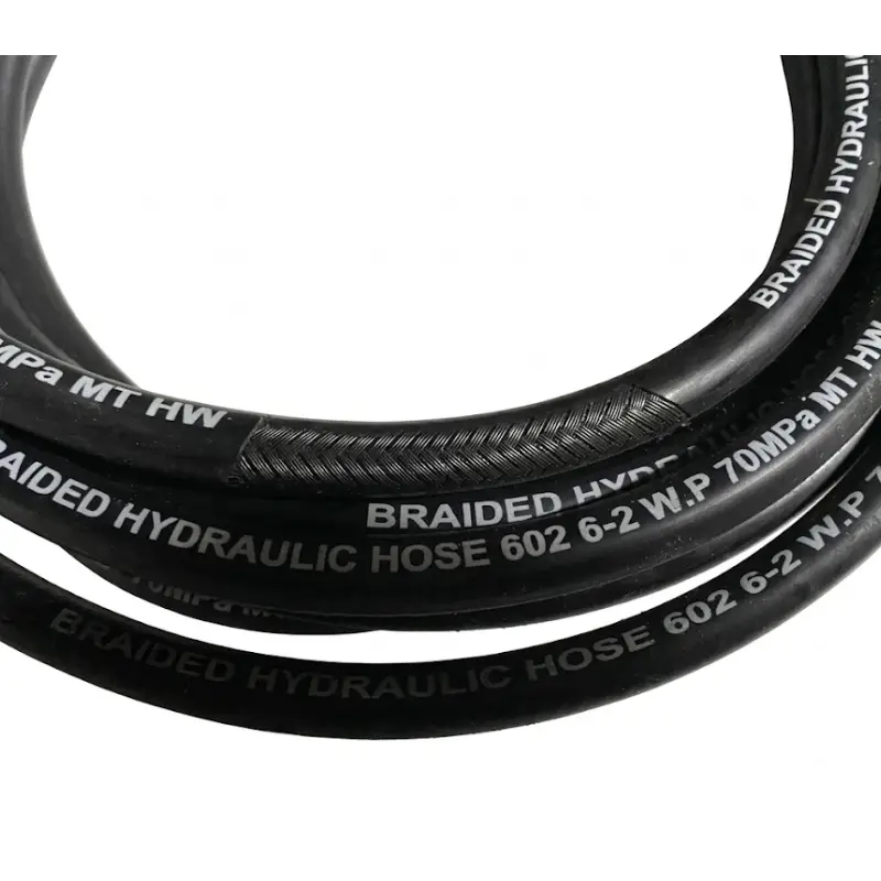 602 braided hydraulic hose