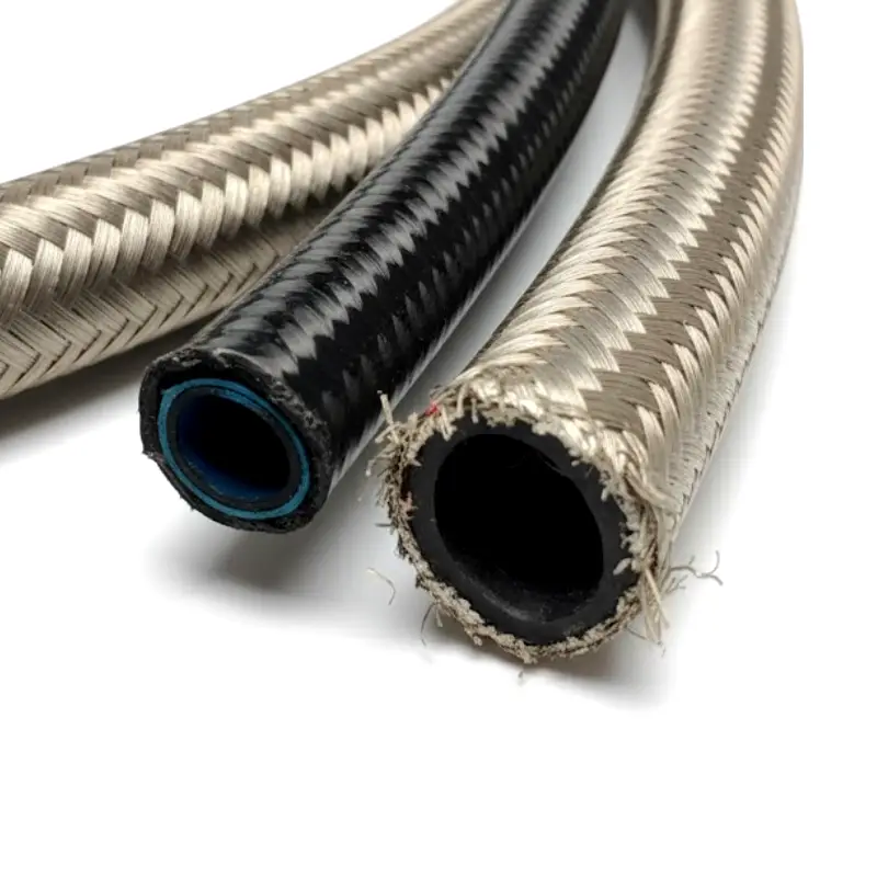 CPE rubber braided hydraulic hoses