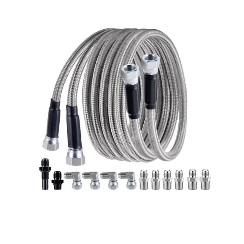 cpe braided hose with an fittings