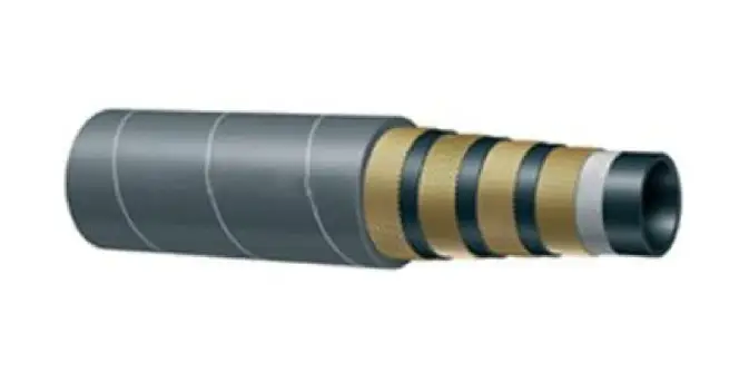 four layer spiral hydraulic hose