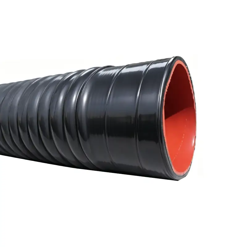 cuffed rubber vacuum truck debris suction hose