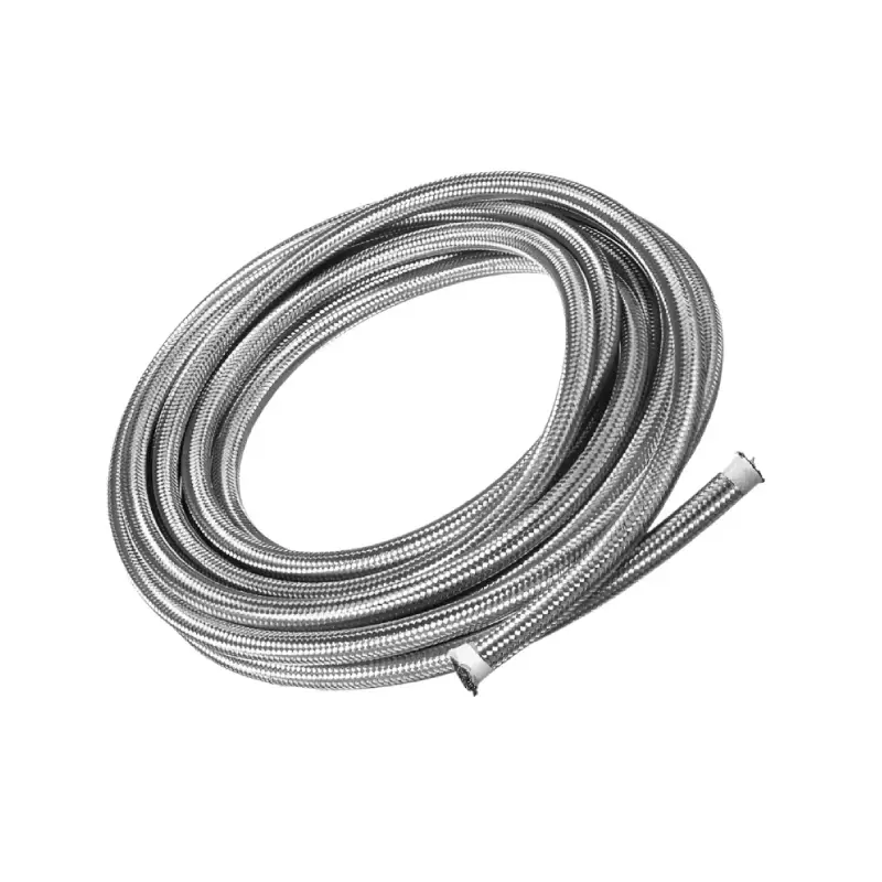 stainless steel 3:8 braided fuel hose