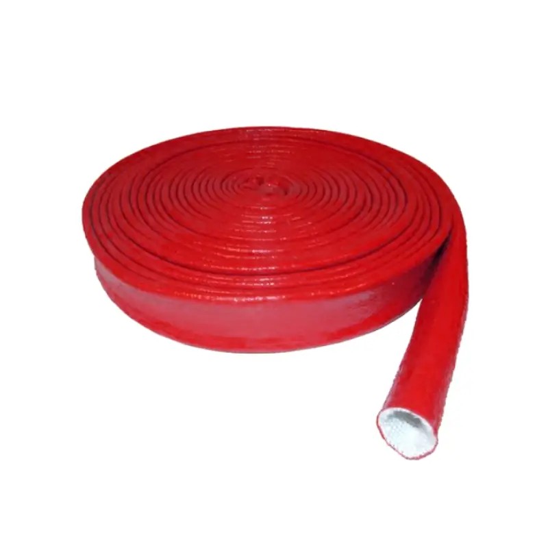 red fire sleeve hydraulic hose